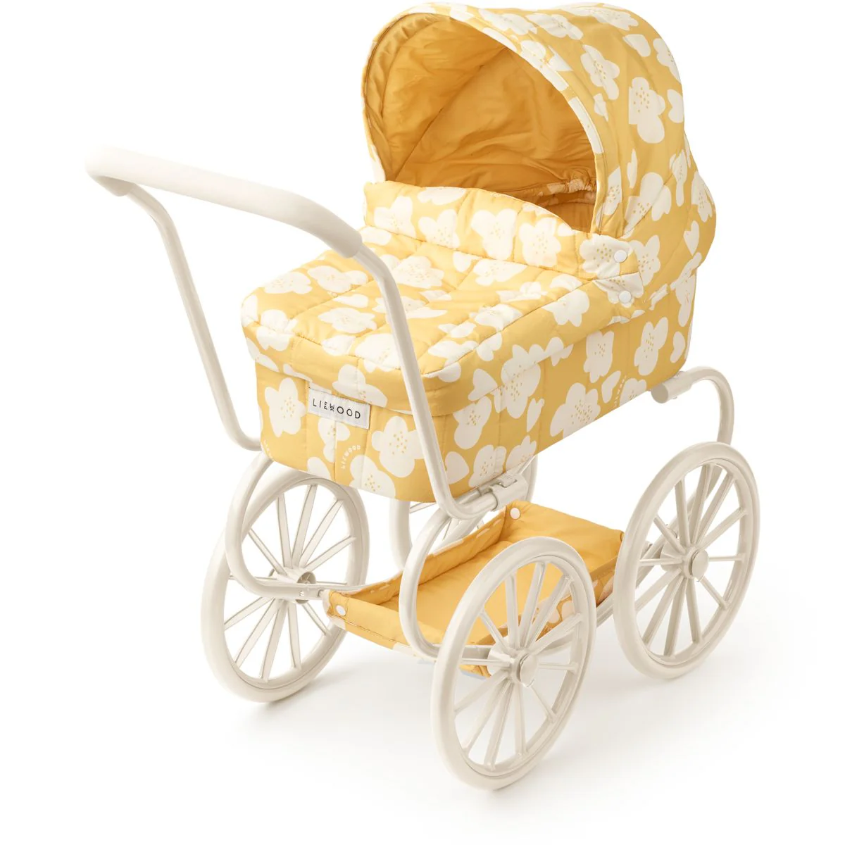 Adaline Puppenwagen - Flower / Lemon yellow