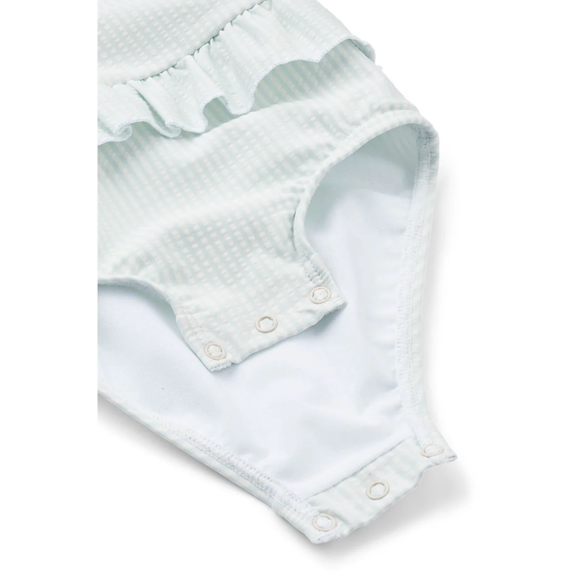AMINA Streifen Baby Badeanzug - Y/D stripe Pure sky / Creme de la creme - Image 3