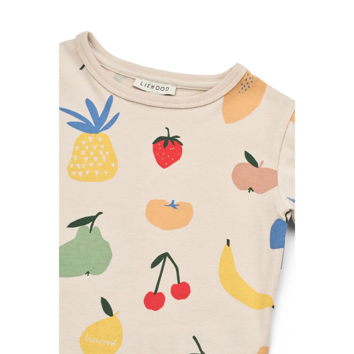 APIA bedrucktes Kurzarm-T-Shirt - Fruit / Sandy - Image 3