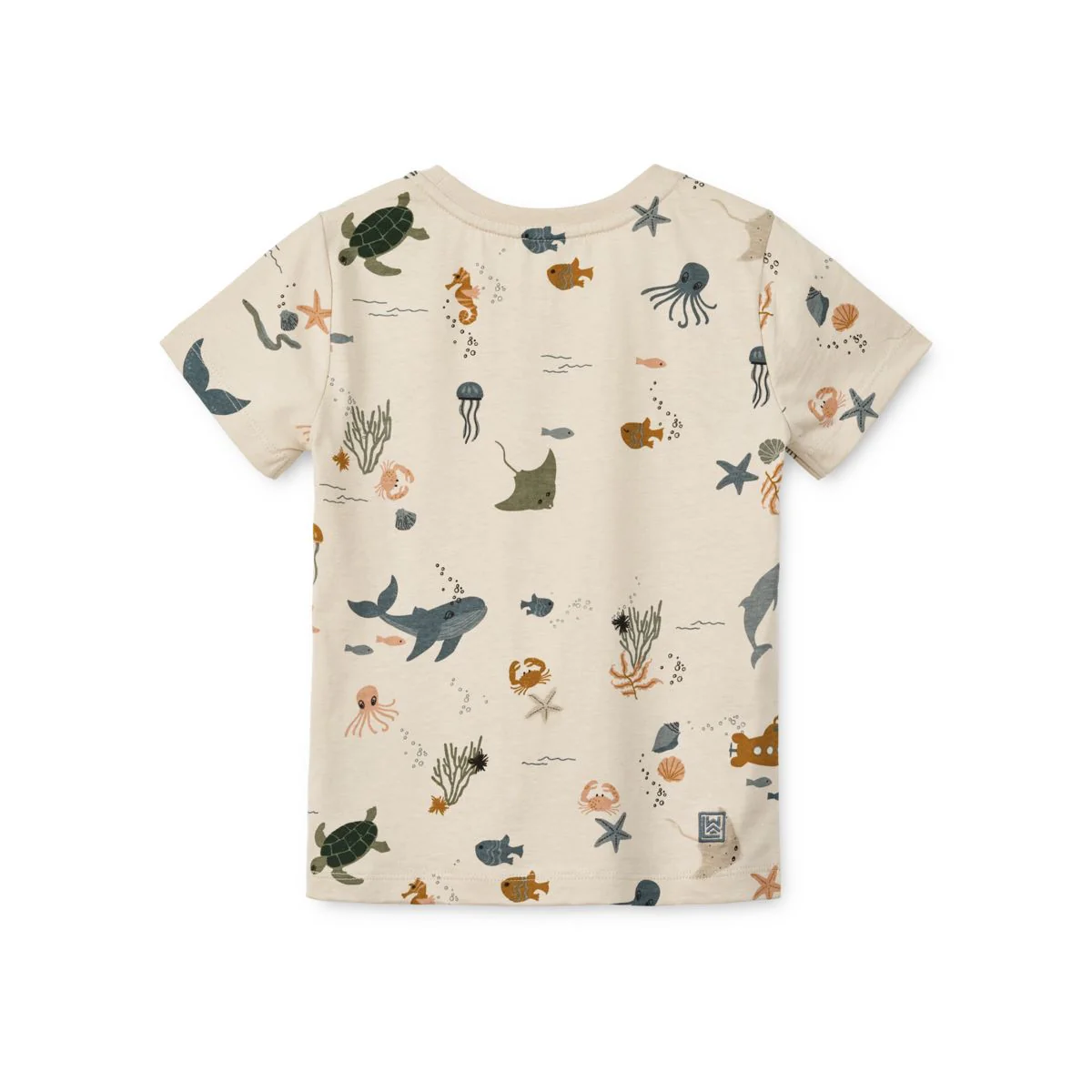 APIA bedrucktes Kurzarm-T-Shirt - Sea creature / Sandy - Image 3