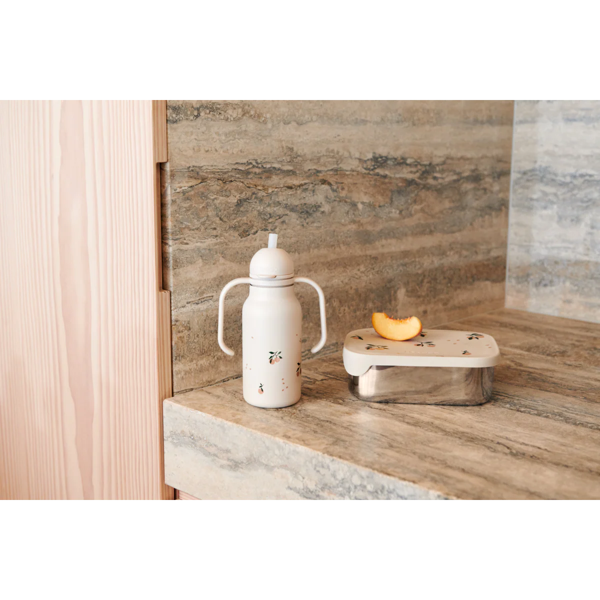 ARTHUR Lunchbox - Peach / Sea shell mix - Image 4
