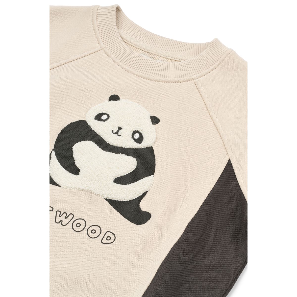 AUDE Sweatshirt mit Aufdruck - Panda / Sandy / dark grey - Image 3