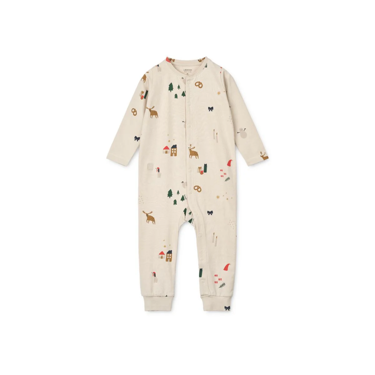 BIRK Bedruckter Pyjama-Einteiler - Holiday / Sandy