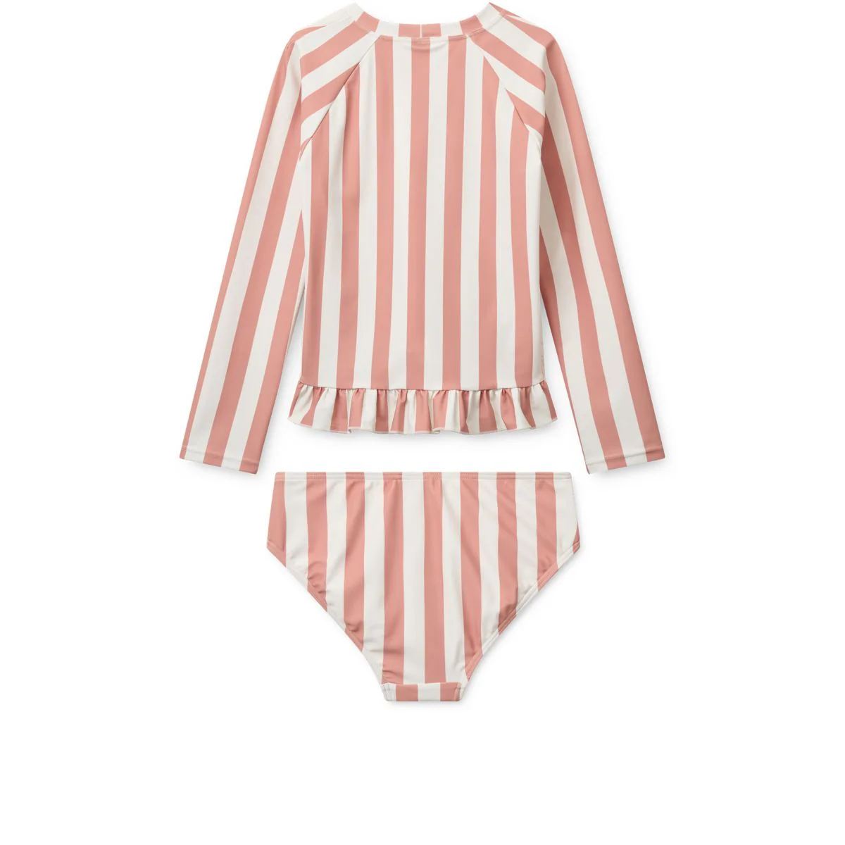 DAGNY Gestreiftes Badeset - Coral blush / creme de la creme stripe - Image 2
