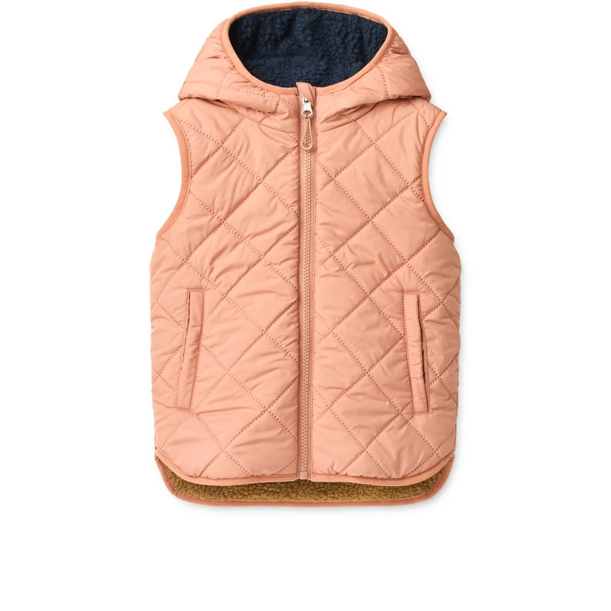 Diana Wendbare Weste - Tuscany rose / Midnight navy - Image 3