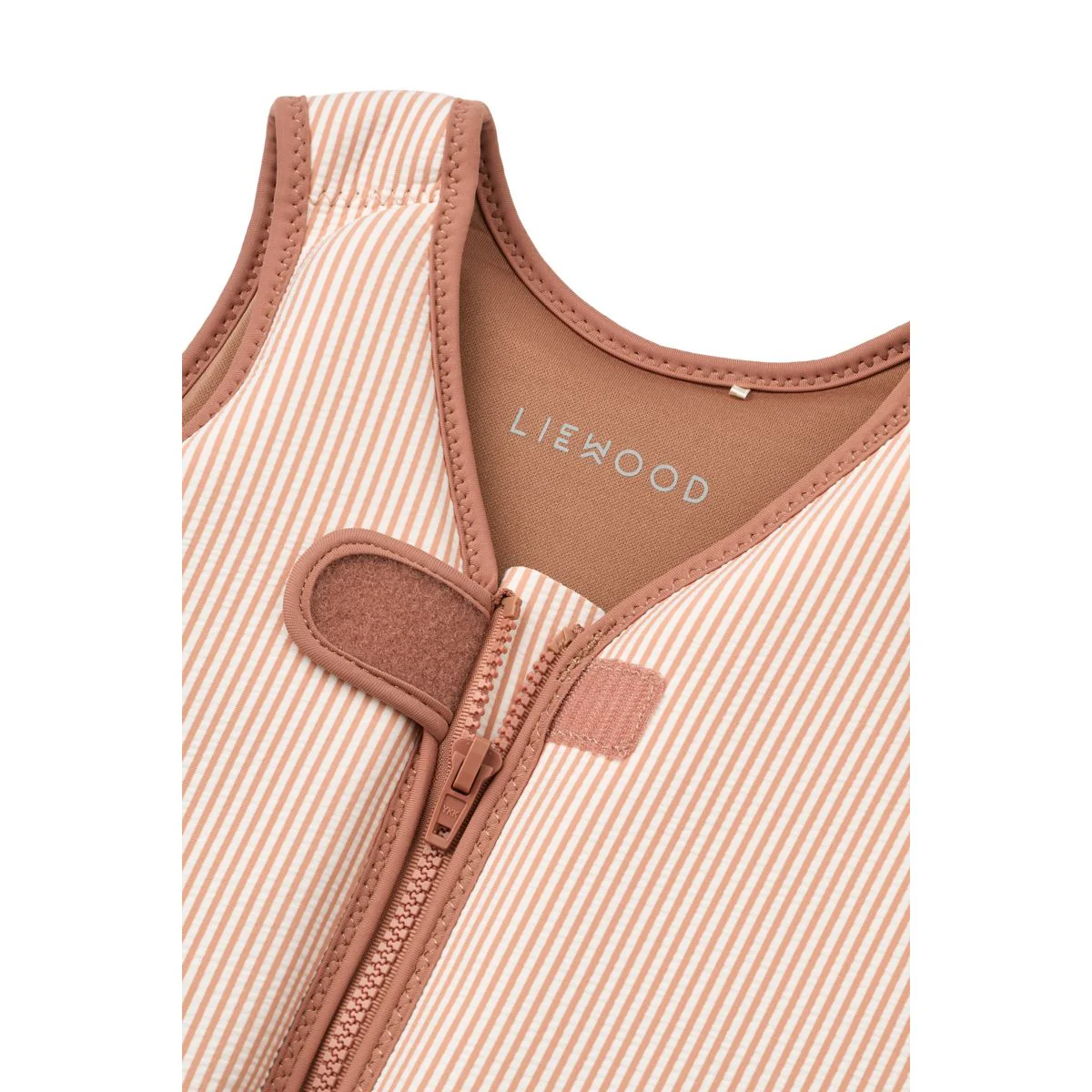 DOVE Seersucker-Schwimmweste - Y/D stripe Pale tuscany / Creme de la creme - Image 3