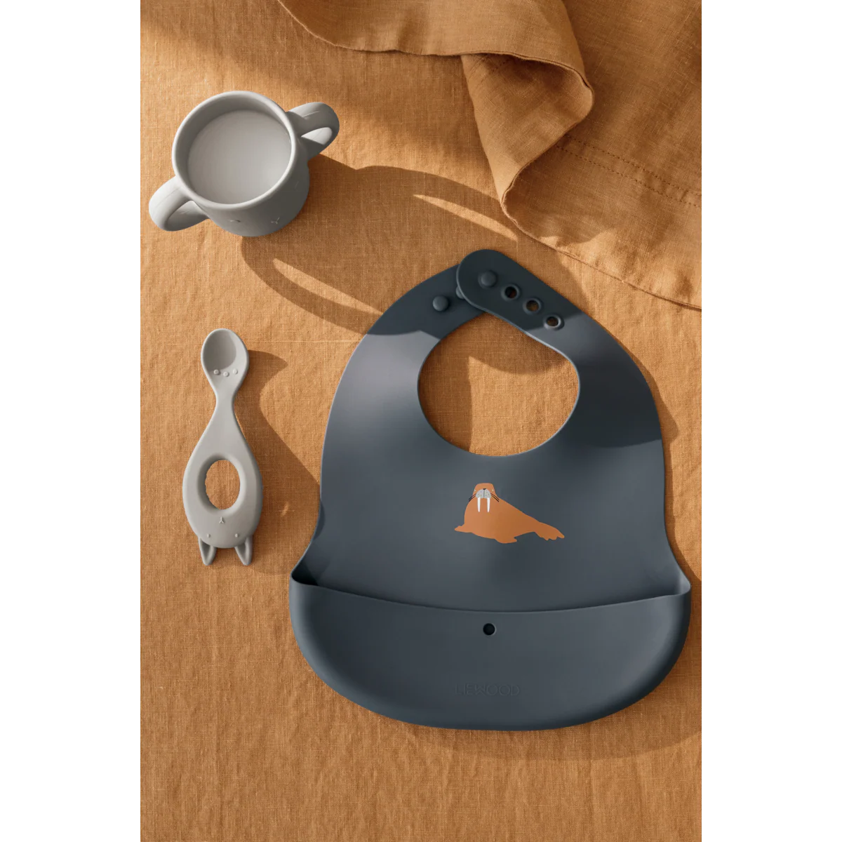 EMBER Bedruckte Lätzchen, 2er-Pack - Arctic Sea /  Ocean view - Image 4