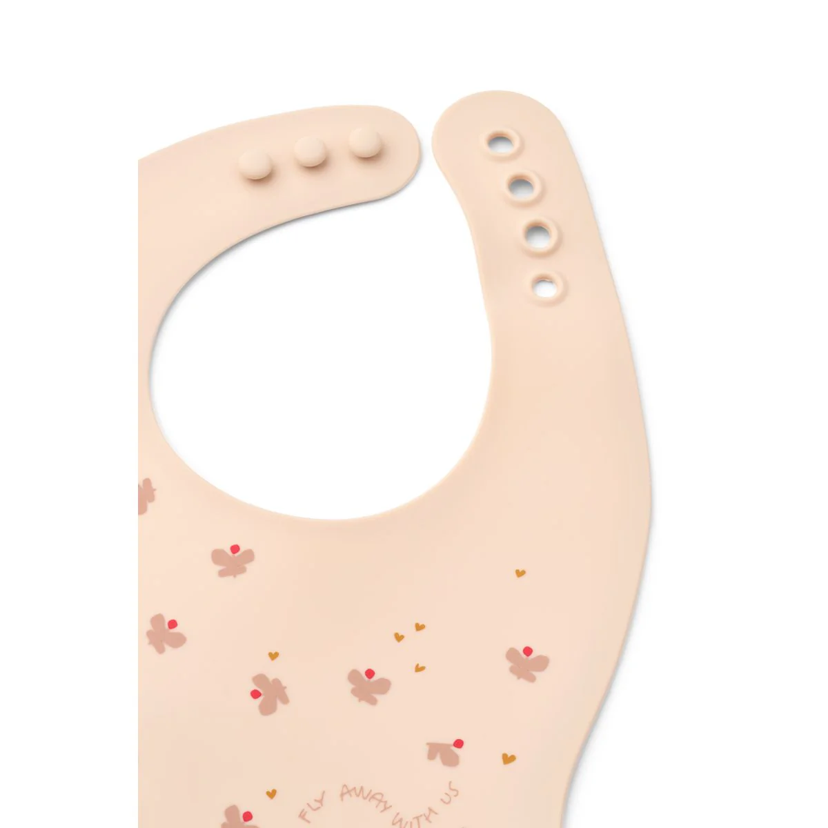 EMBER Bedruckte Lätzchen, 2er-Pack - Mini Butterfly / Apple blossom - Image 2