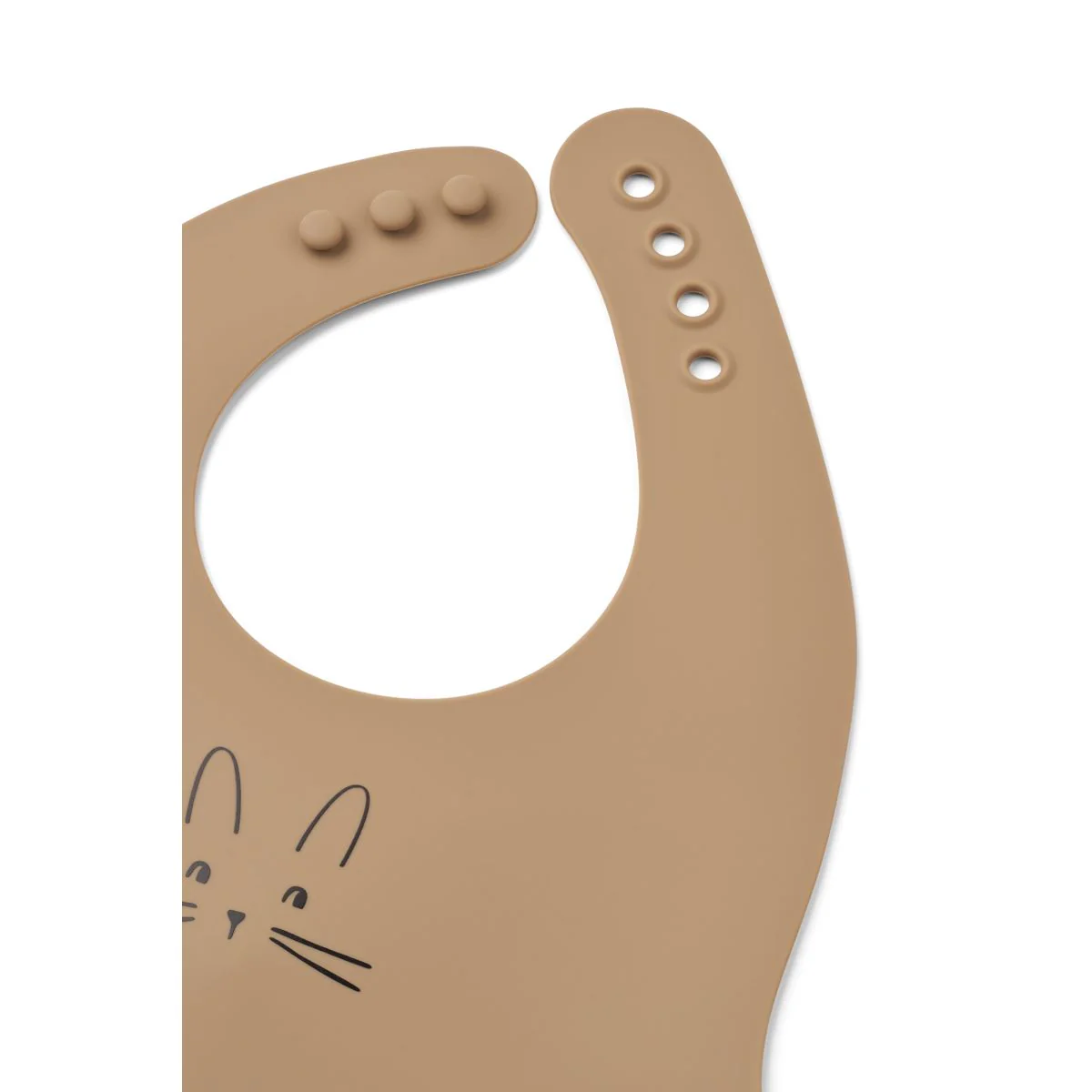 EMBER Bedruckte Lätzchen, 2er-Pack - Rabbit Sandy / Oat - Image 2