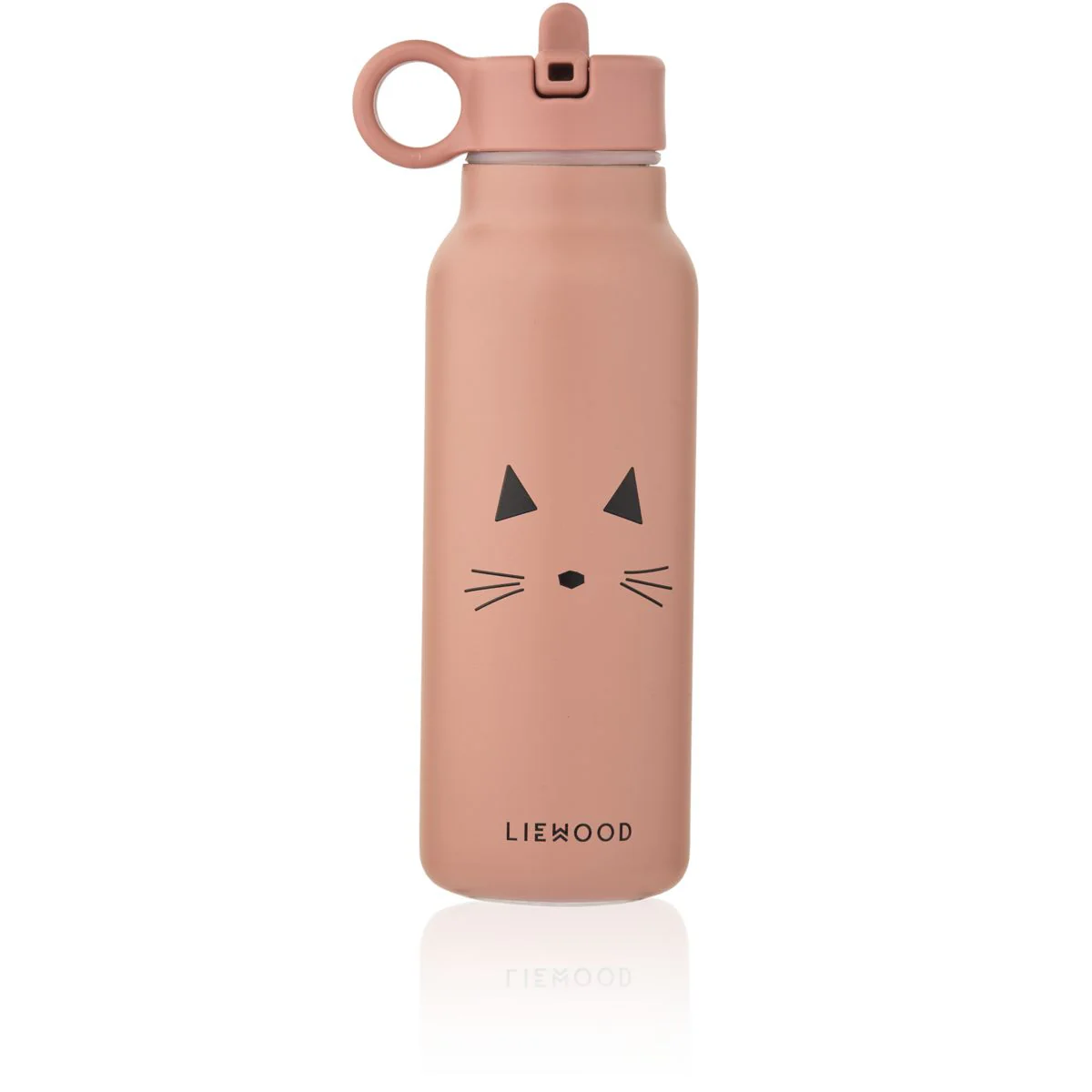 Falk Wasserflasche 350 ml - Cat dark rose