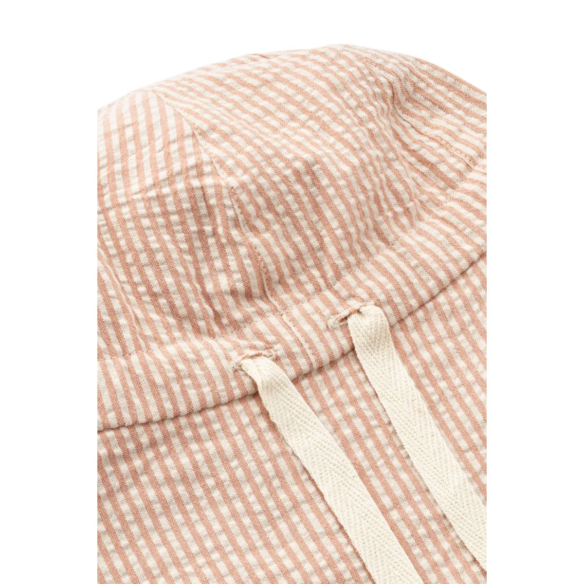 Gorm Sonnenhut aus Leinen - Y/D Stripe Tuscany rose / Sandy - Image 5