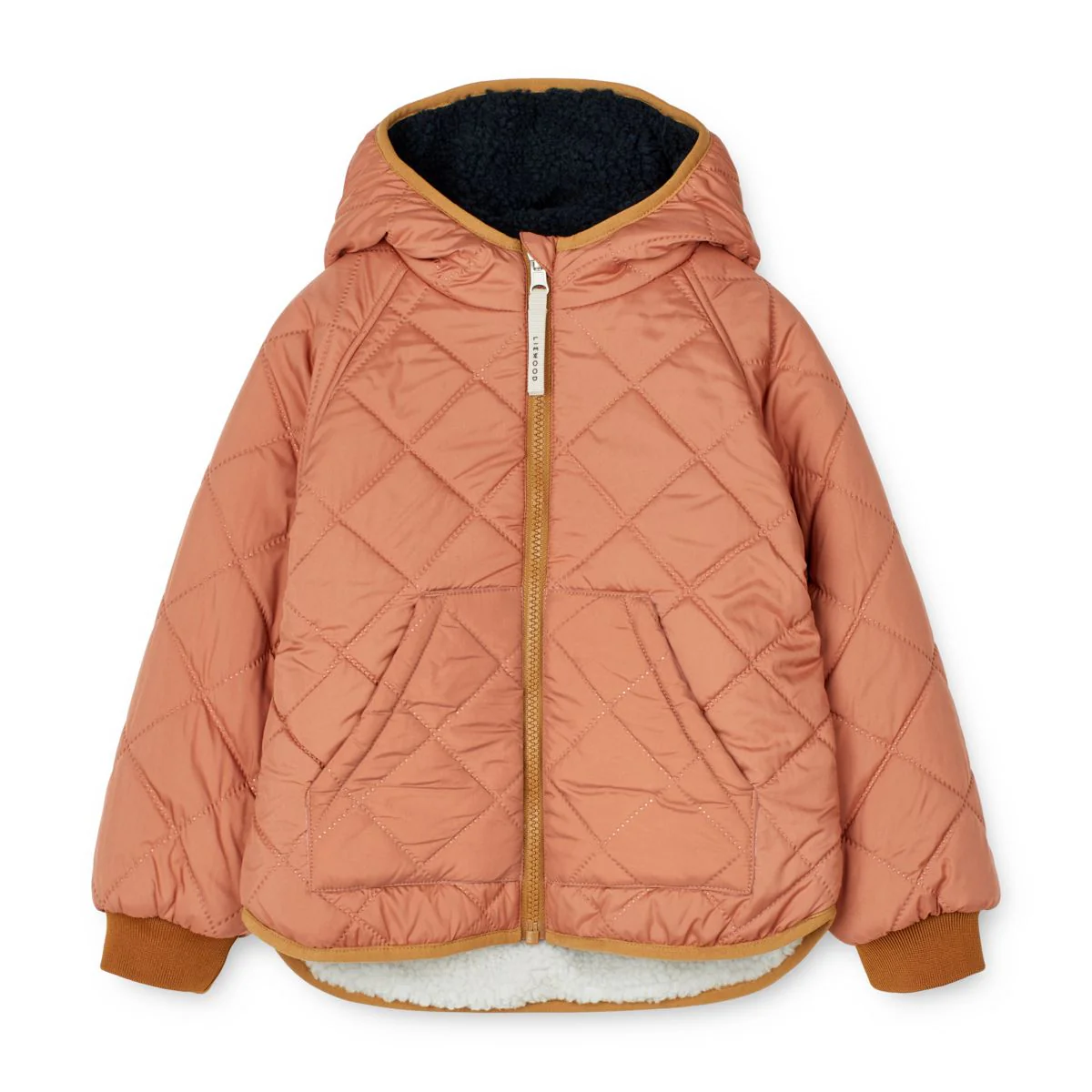 JACKSON Wendbare Jacke - Tuscany rose / Midnight navy - Image 3