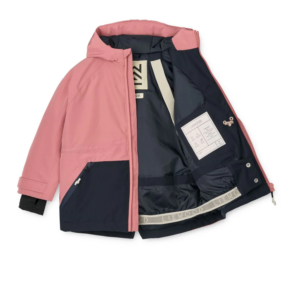KALLE Winterjacke - Dusty rose / Classic navy - Image 3