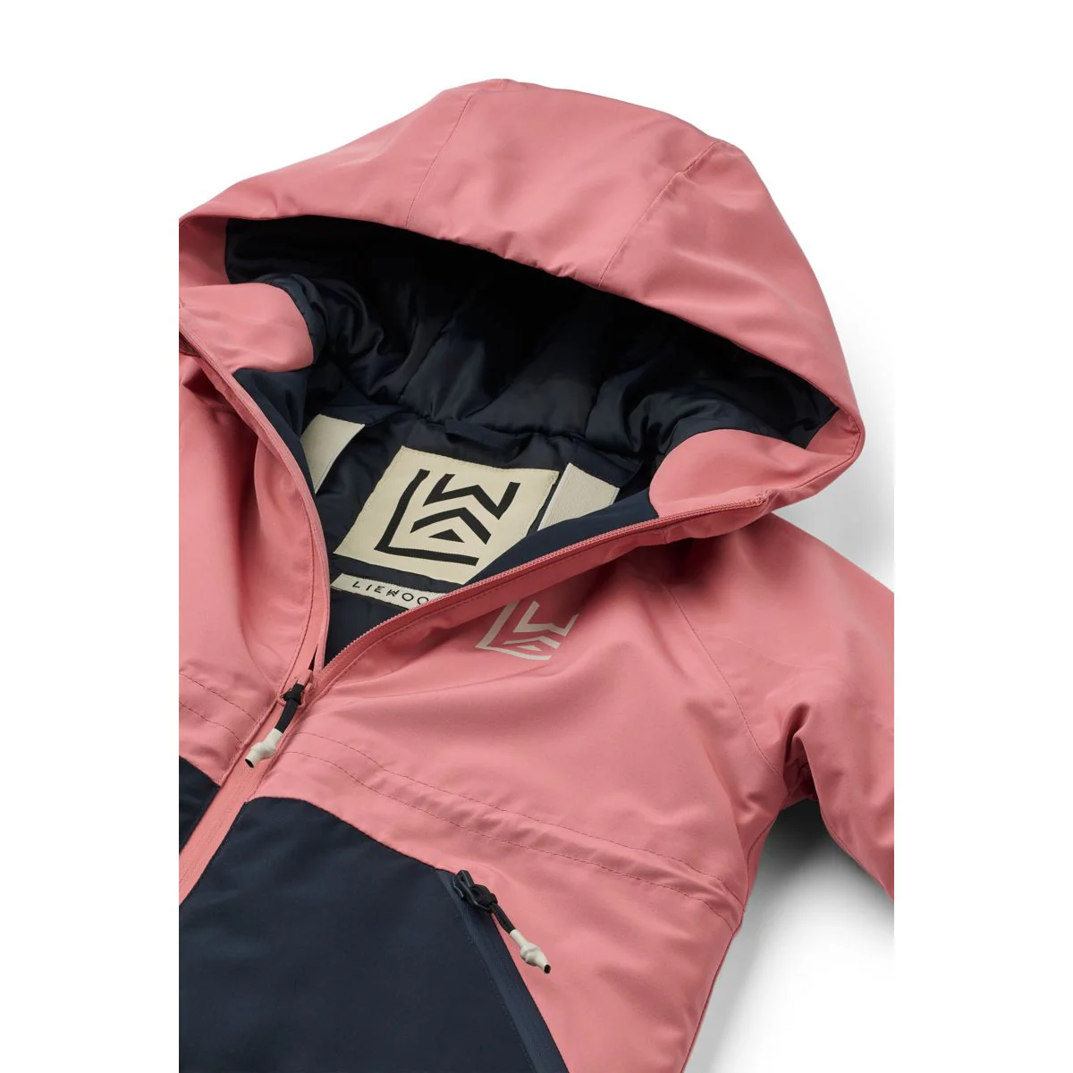 KALLE Winterjacke - Dusty rose / Classic navy - Image 4