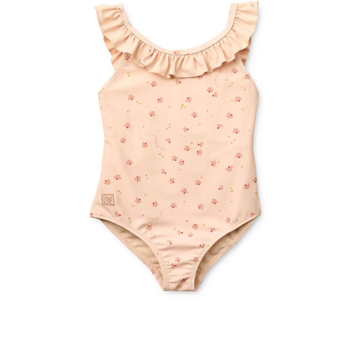 Kallie Badeanzug mit Print und Rüschen - Mini Butterfly / Apple blossom