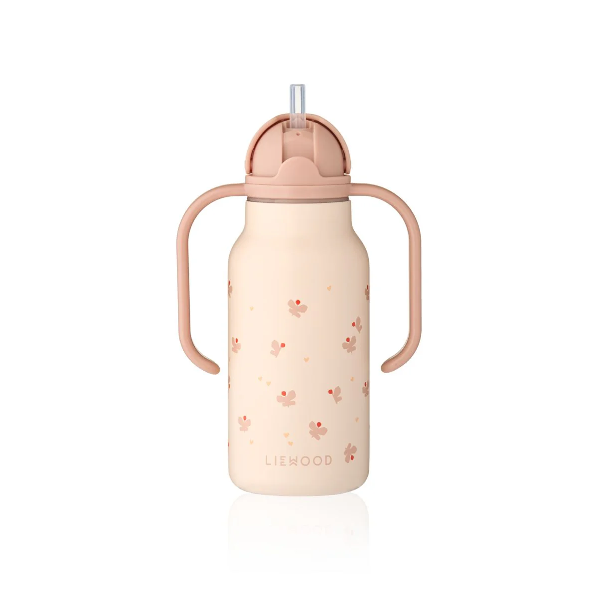 KIMMIE Edelstahlflasche 250 ml - Mini Butterfly / Apple blossom - Image 2