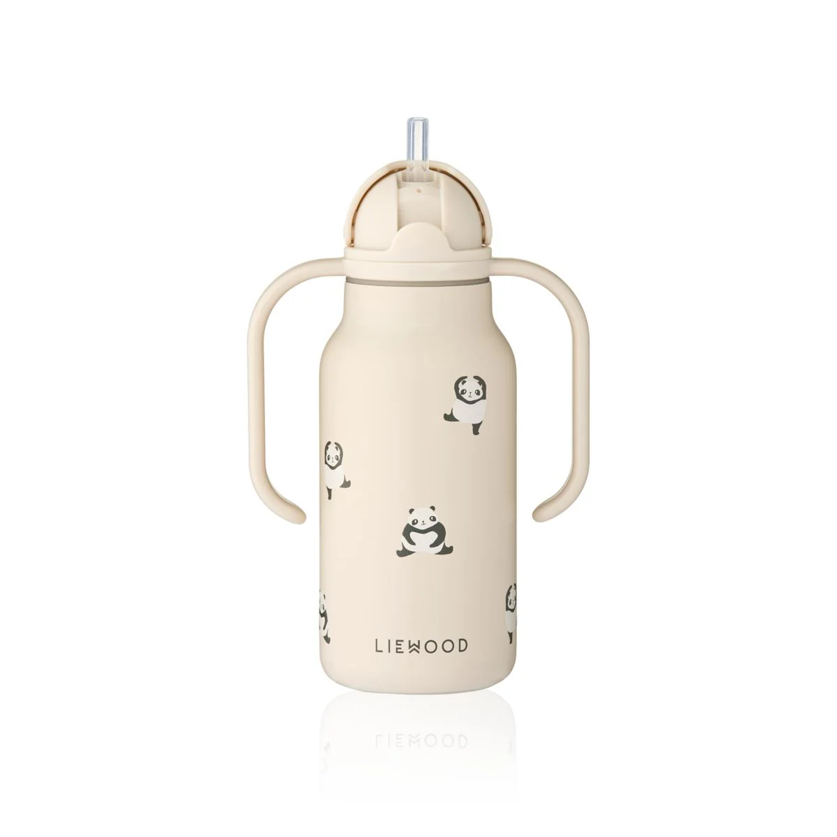 KIMMIE Edelstahlflasche 250 ml - Mini panda / Sandy - Image 2