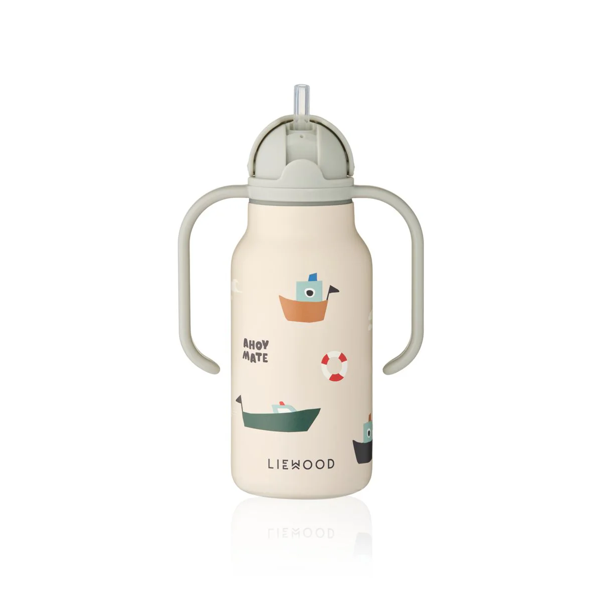 KIMMIE Edelstahlflasche 250 ml - Sailing / Sandy - Image 2