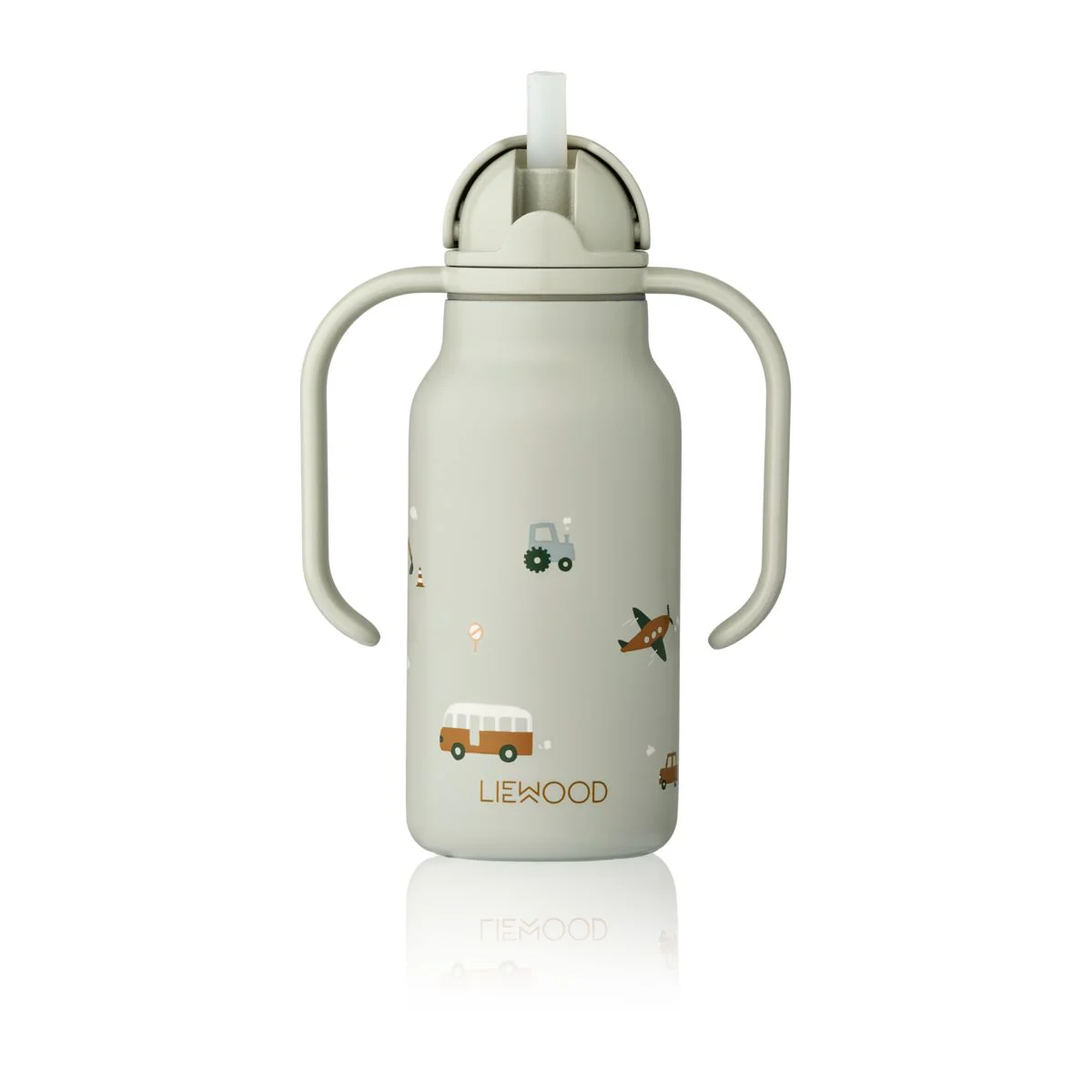 KIMMIE Edelstahlflasche 250 ml - Vehicles / Dove blue - Image 3