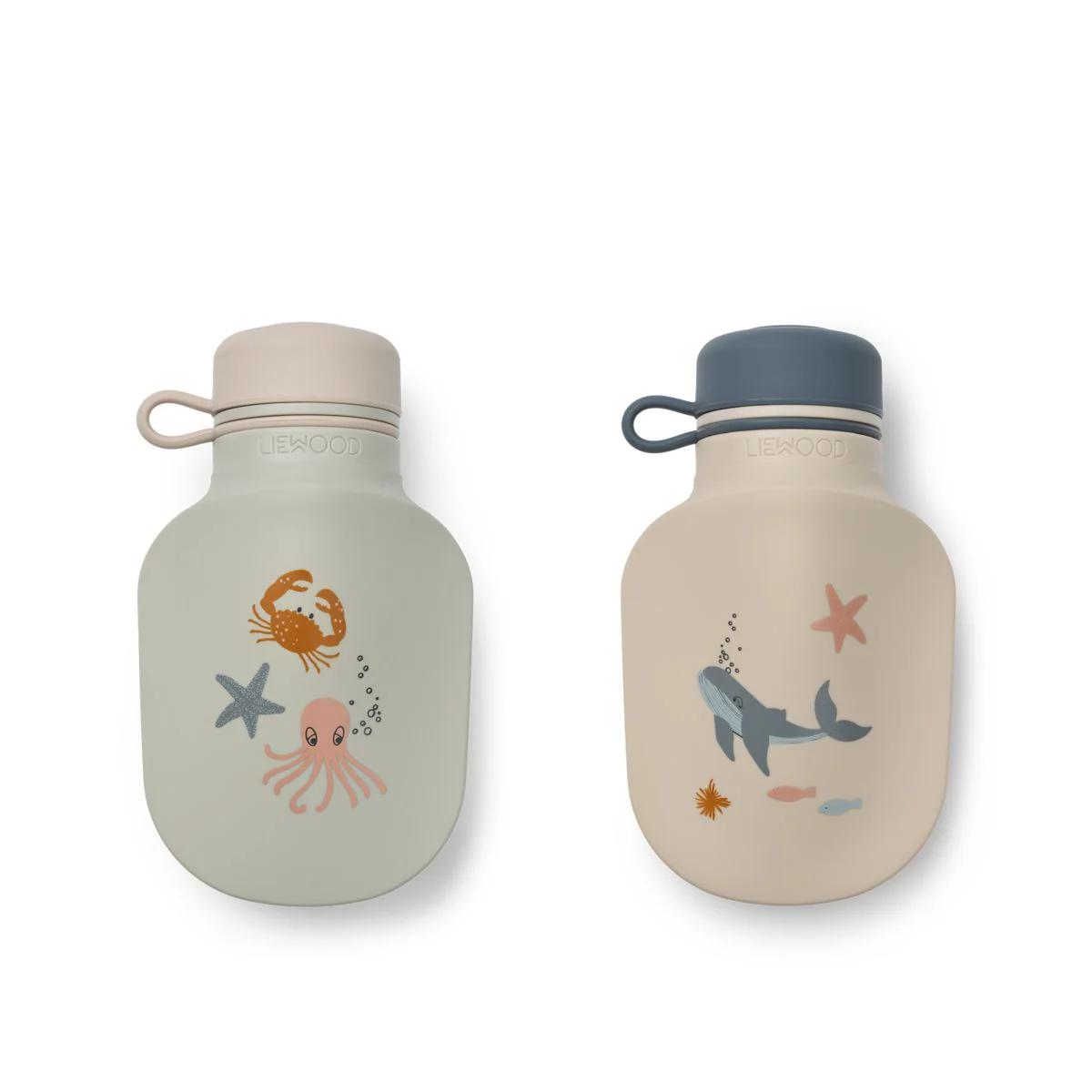 Lizzie Smoothie-Flasche 2er-Pack - Sea creature / Sandy