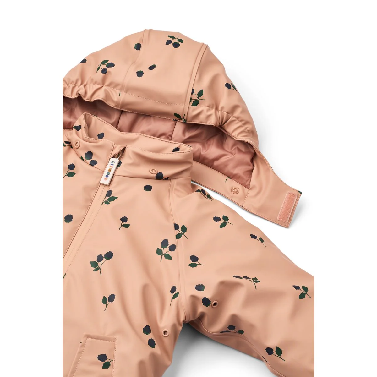 MADDY PU-Regenkombi - Berry / Pale tuscany / Embroidery - Image 4