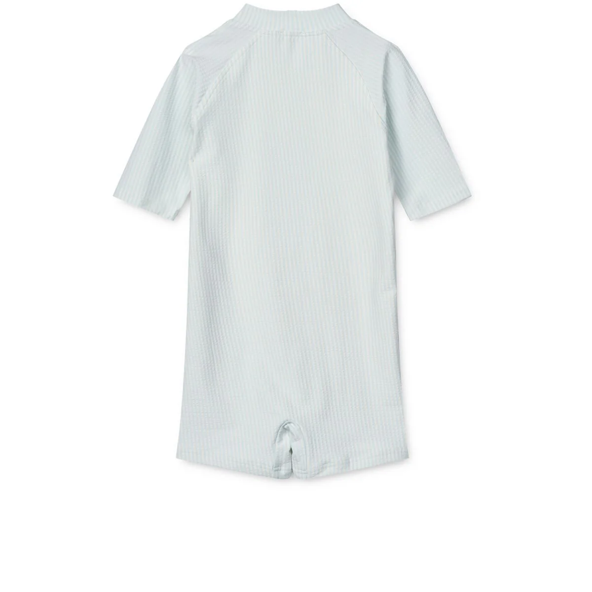 Max Schwimm-Jumpsuit Seersucker - Y/D stripe Pure sky / Creme de la creme - Image 2
