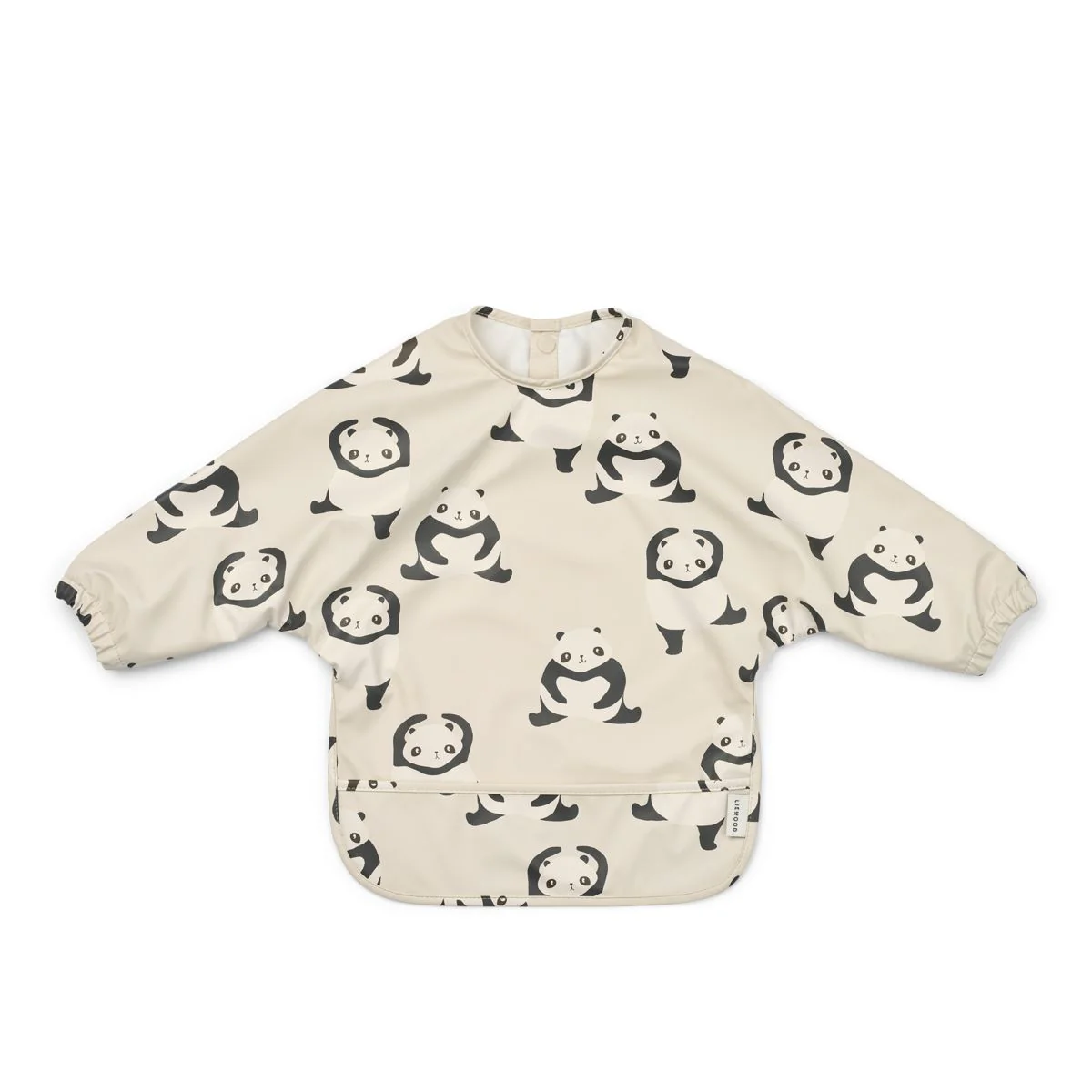 MERLE Bedrucktes Ärmellätzchen - Panda / Sandy