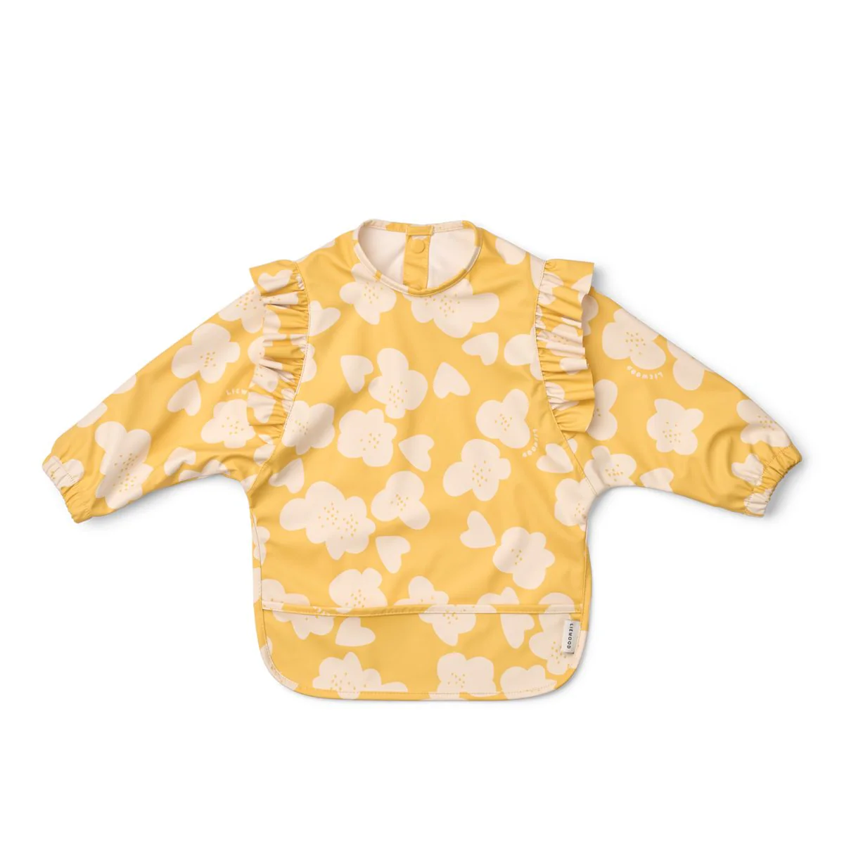 MERLE Rüschen-Ärmellätzchen - Flower / Lemon yellow