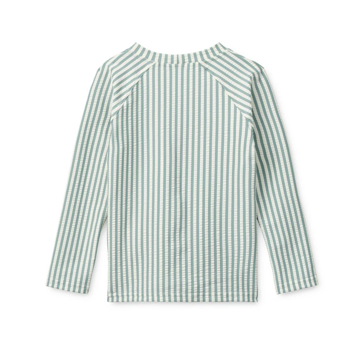 NOAH Langärmliges Schwimm-T-Shirt aus Seersucker - Peppermint / Sandy - Image 2