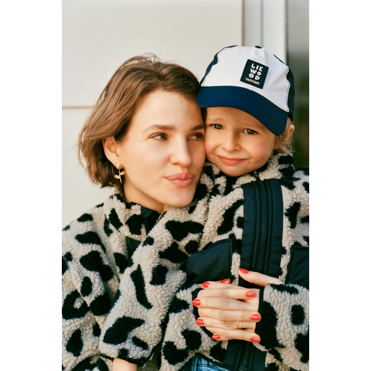 NOAM Pile Jacke - Mega Leo mist / Classic Navy - Image 5