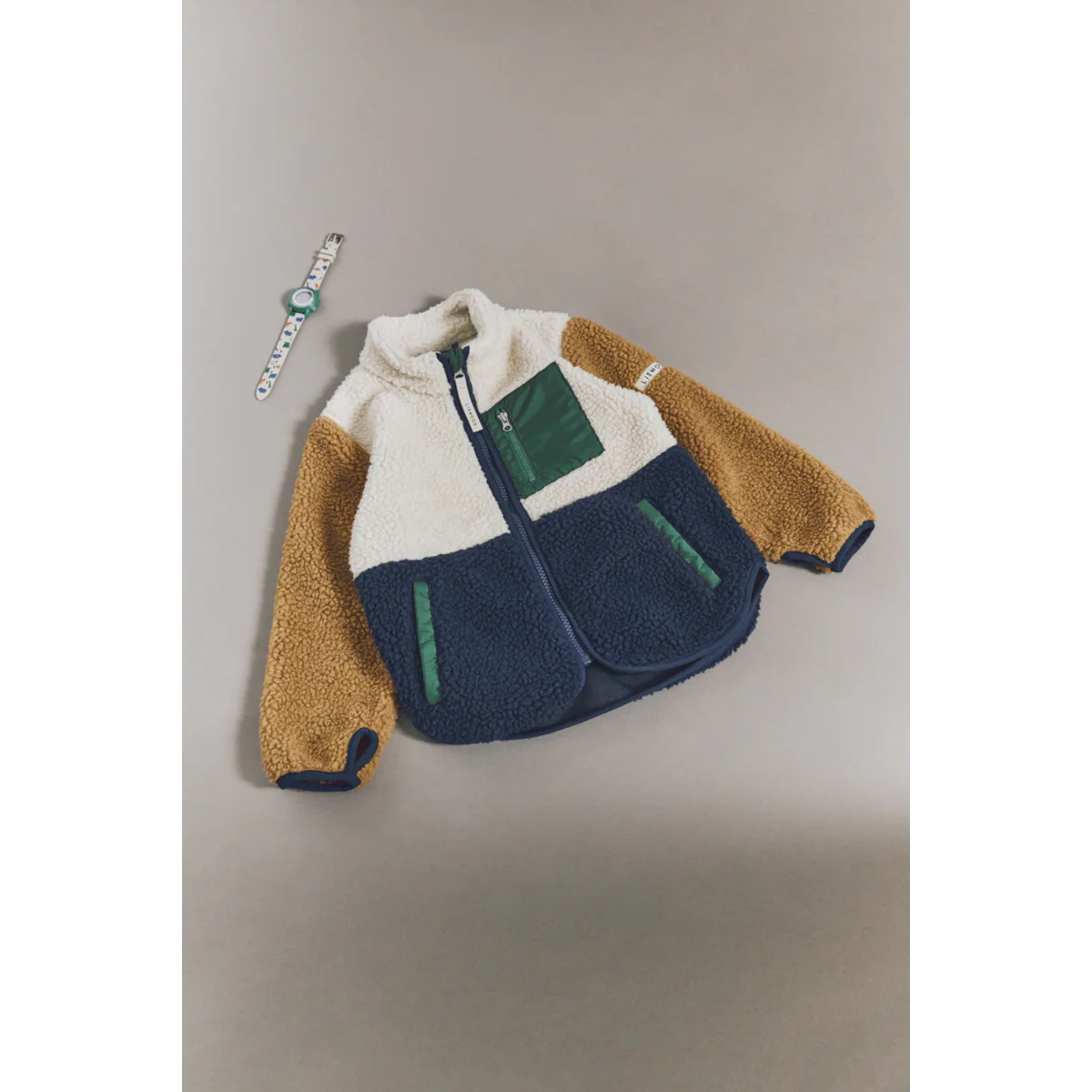 Nolan Fleecejacke - Classic navy multi mix - Image 5