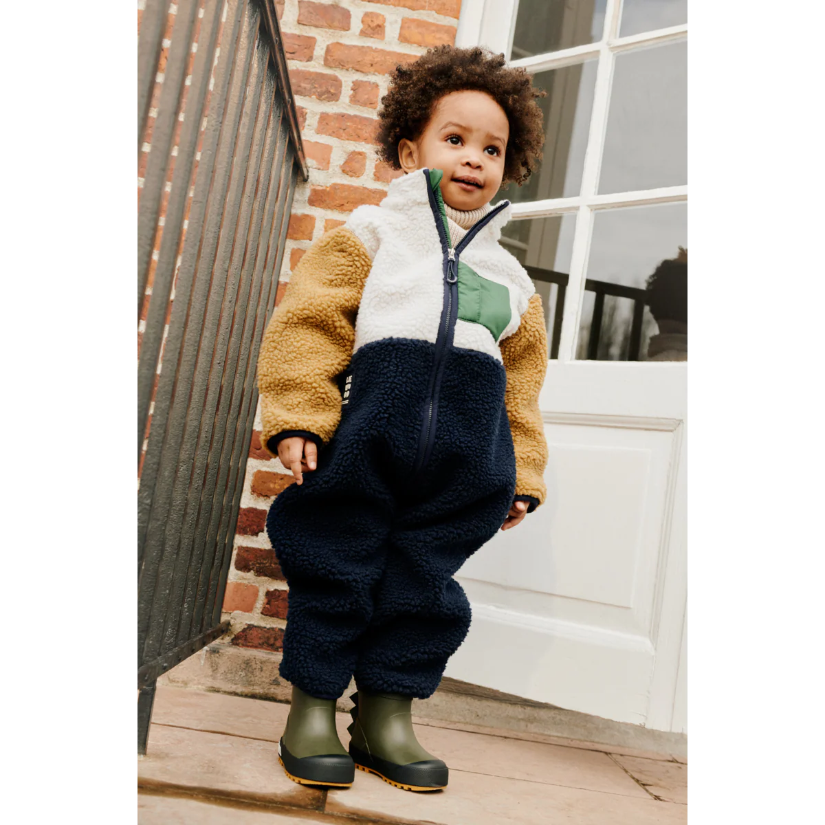 NOLANO Fleece-Einteiler - Classic navy multi mix - Image 5