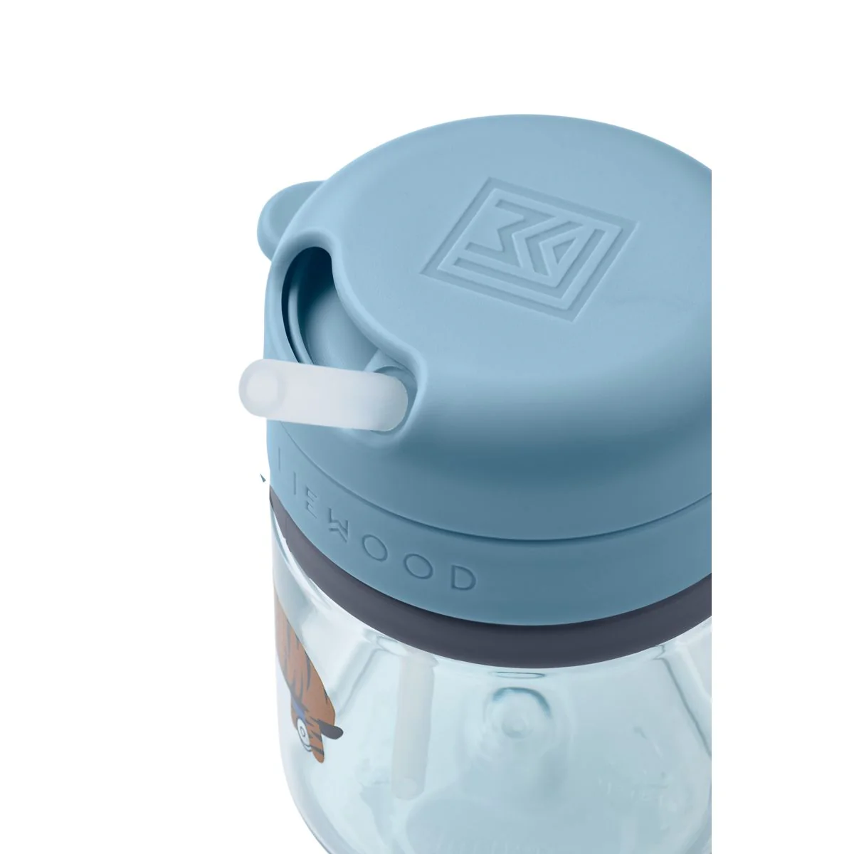PAVIA Tritan-Becher mit Strohhalm - Fun / Beach blue - Image 4