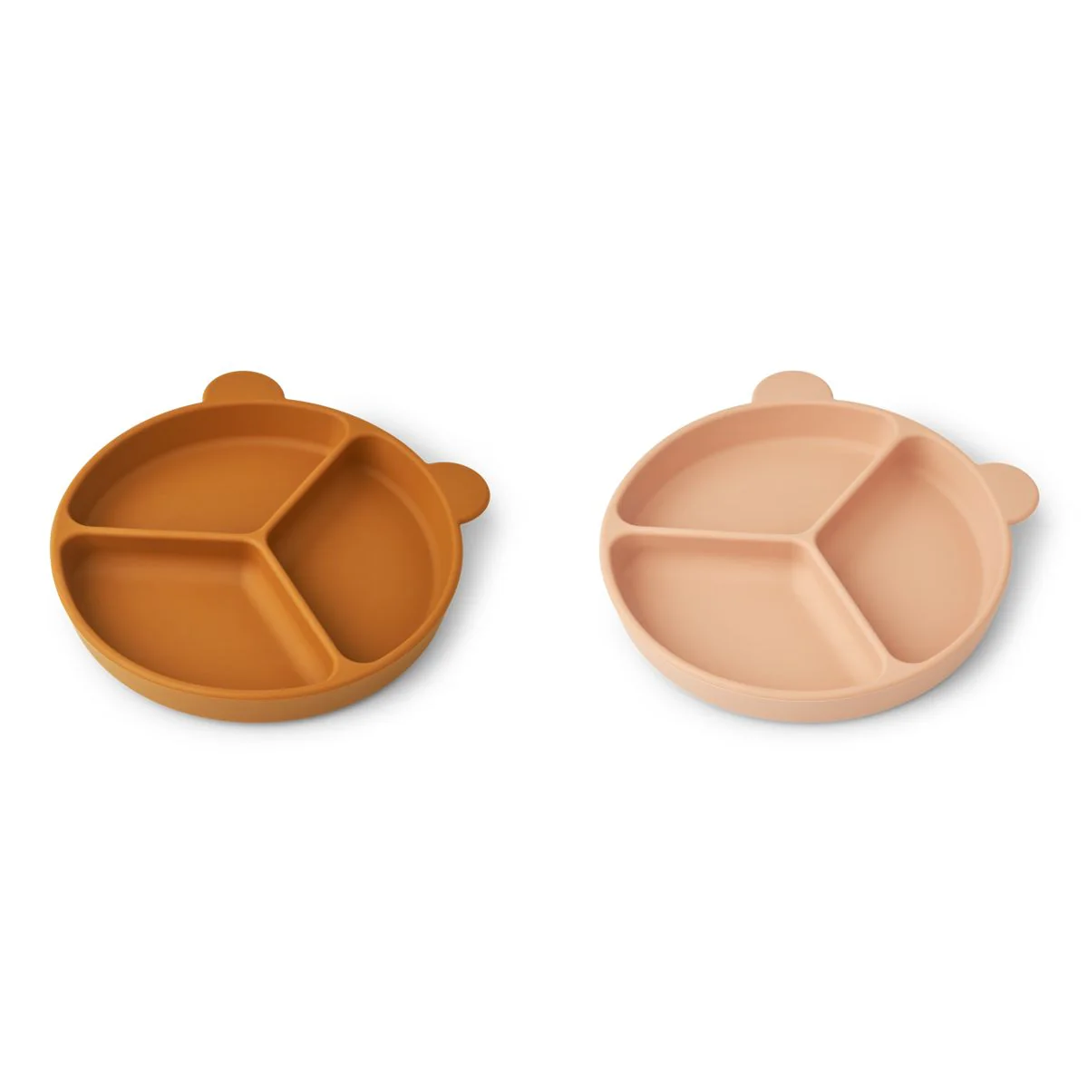 Stacy Menüteller mit Saugnapf 2er-Pack - Mustard / tuscany rose mix - Image 3