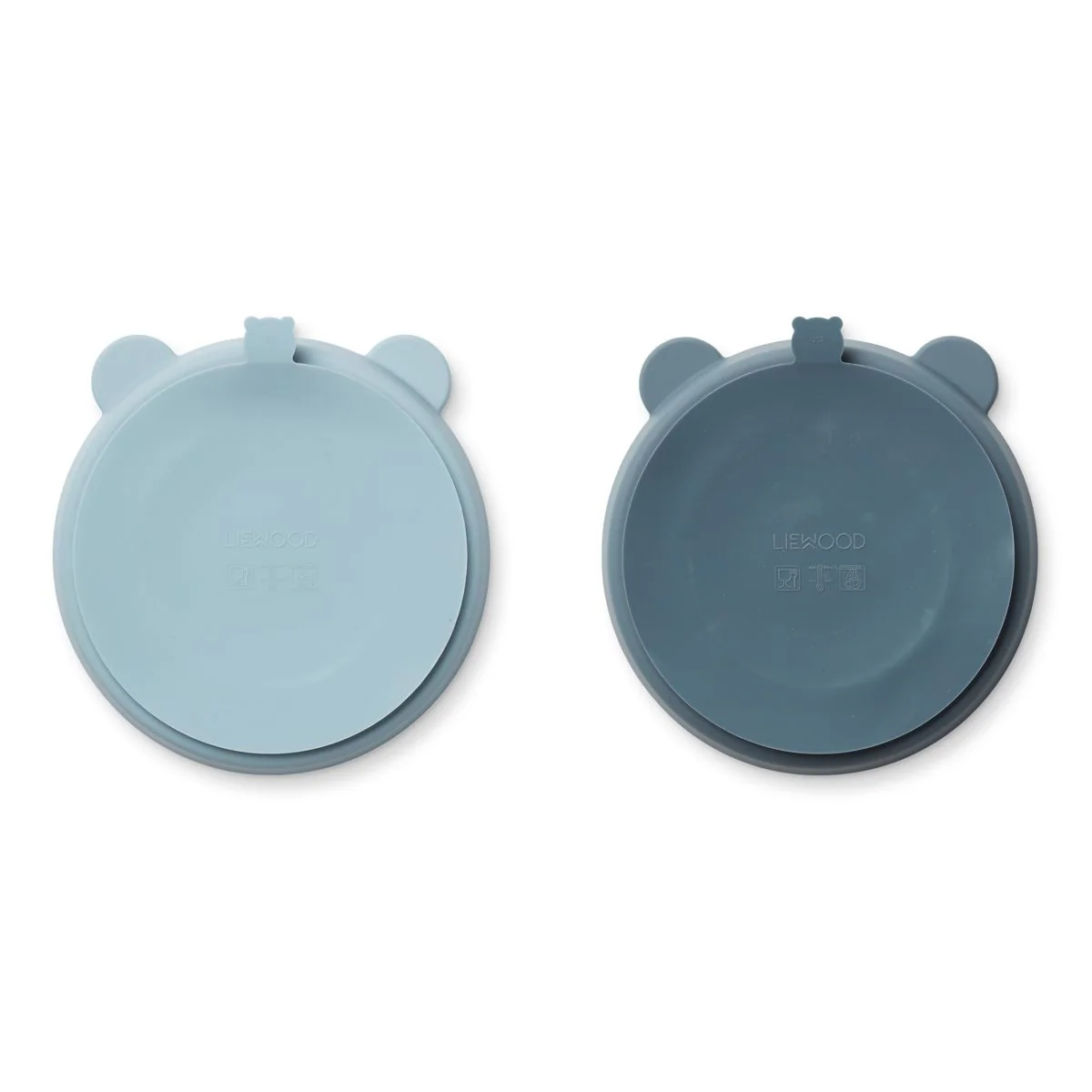 Stacy Menüteller mit Saugnapf 2er-Pack - Sea blue / Whale blue - Image 2