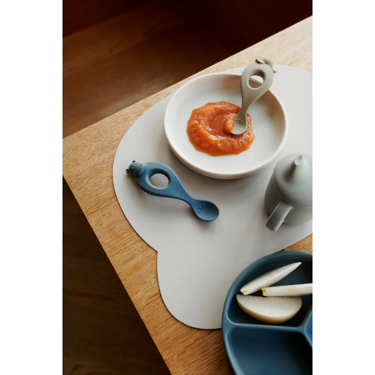 Stacy Menüteller mit Saugnapf 2er-Pack - Sea blue / Whale blue - Image 5