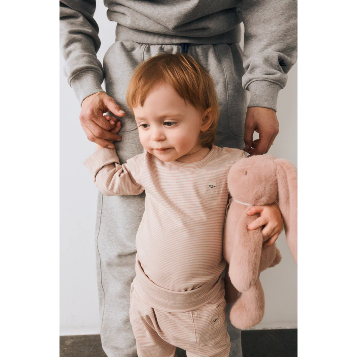 SYON Grow Baby-Leggings - Y/D Sandy / Pale tuscany stripe - Image 6