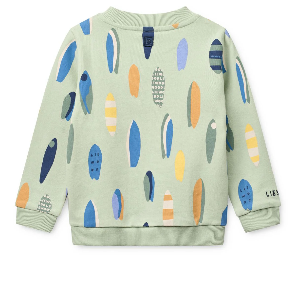 THORA bedrucktes Sweatshirt - Boards / Light peppermint - Image 2